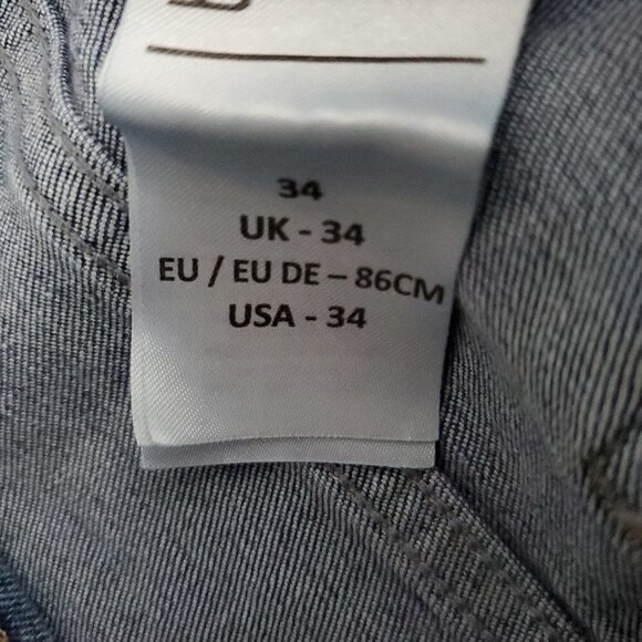 Man Boohoo Super Skinny Distressed Light Blue Jeans - Picture 10 of 13